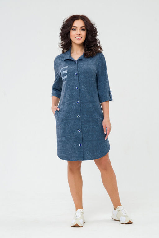 Халат-рубашка Туфелька (48-60) - Serenada фото 2