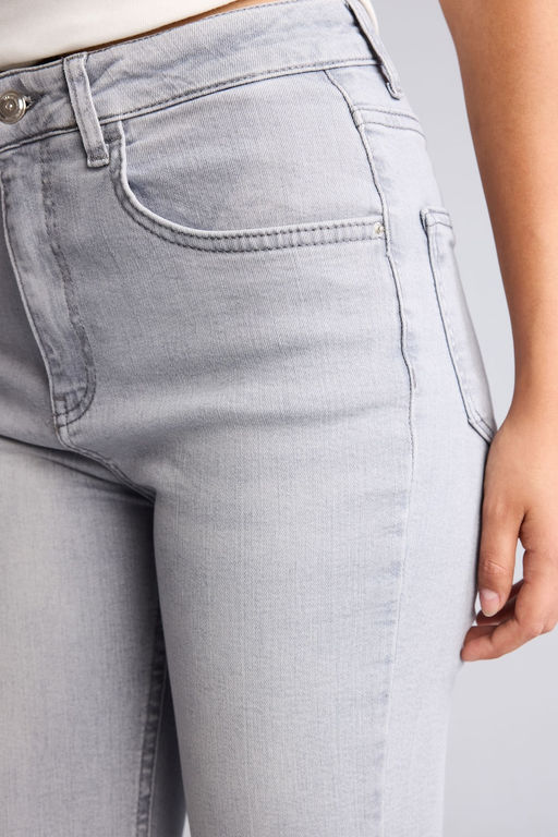 Y_ksek Bel Crop Kesim Jean Pantolon - Defacto фото 4