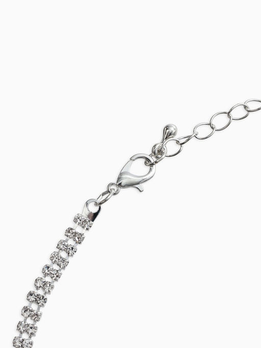 Набор 2 пред-а: серьги, колье "Вечерний шик" овал, цвет бело-изумрудный в серебре