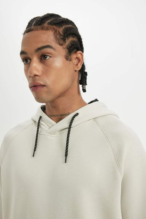 DeFactoFit Тканевая футболка Athlete Scuba Diver стандартной посадки с капюшоном  фото 5