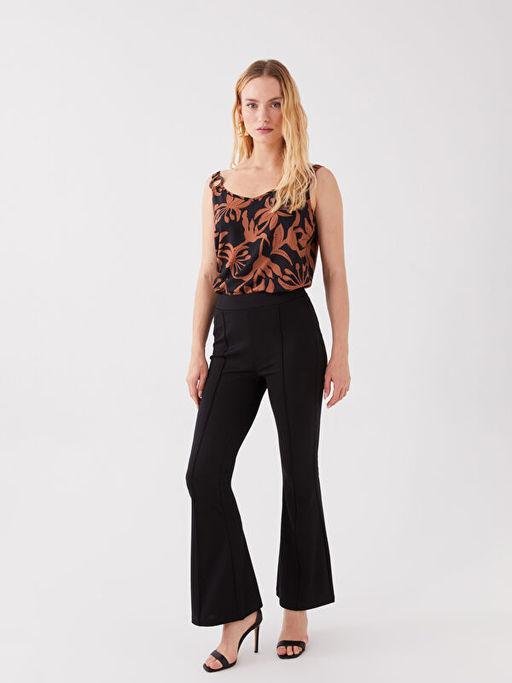 Beli Lastikli Dar Fit Kad?n Pantolon