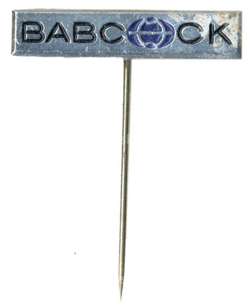 Значок рекламный BABCOCK