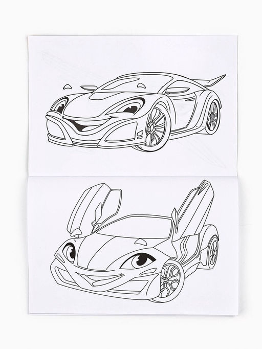 Подарочный набор блокнот-раскраска, трафарет, наклейки и восковые мелки 23 февраля - Artfox фото 6