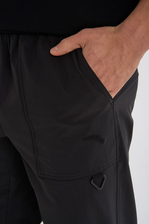 Брюки текстильные Черный ANTA OUTDOOR Woven Track Pants фото 7
