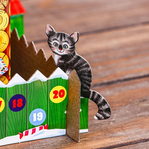 Цена за 5 шт. Подарочная коробка Кошкин дом, 22,5 х 23 х 12,5 см - Simaland фото 13