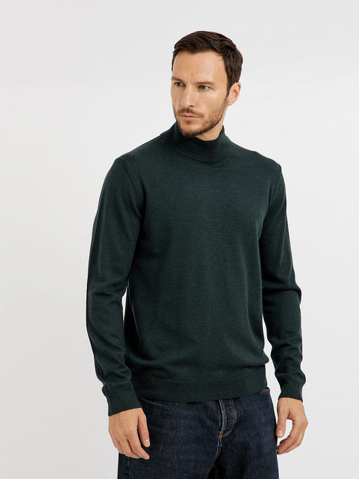 водолазка мужская базовая из шерсти - Glenfield фото 5