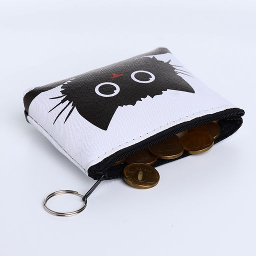 Цена за 2 шт. Кошелёк детский «Котики», маленький, монетница, МИКС