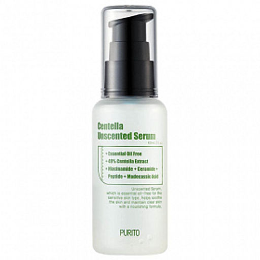 PURITO Wonder Releaf Centella Serum Unscented, 60ml - Безмасляная сыворотка для чувствительной кожи