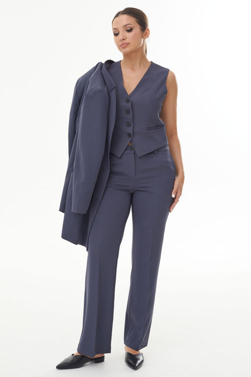 Жилет AURA 2124-176 темно-серый  фото 3