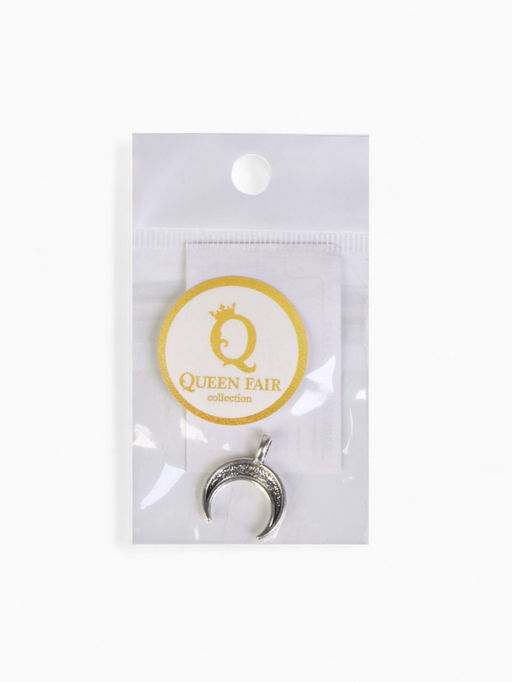 Подвеска Луна, 1.2?1.3 см, d (внутренний)=2 мм, цвет серебро