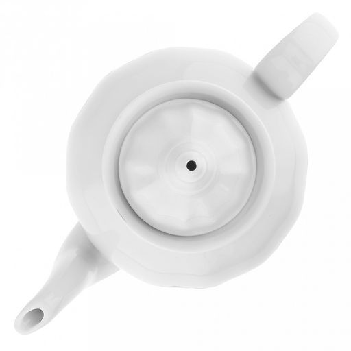 Чайник заварочный фарфоровый Сирень 900мл, д13см, h14см, форма Гранатовый (Россия) - Домашняя мода фото 5