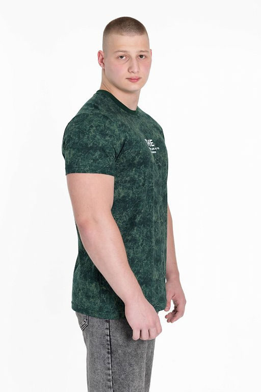 Футболка М124024Пв зеленый - Елена фото 2