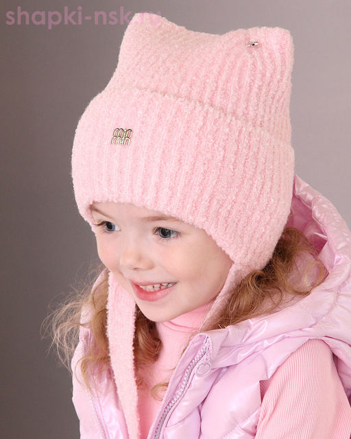 04-95-E Колпак для девочки флис (48-50)