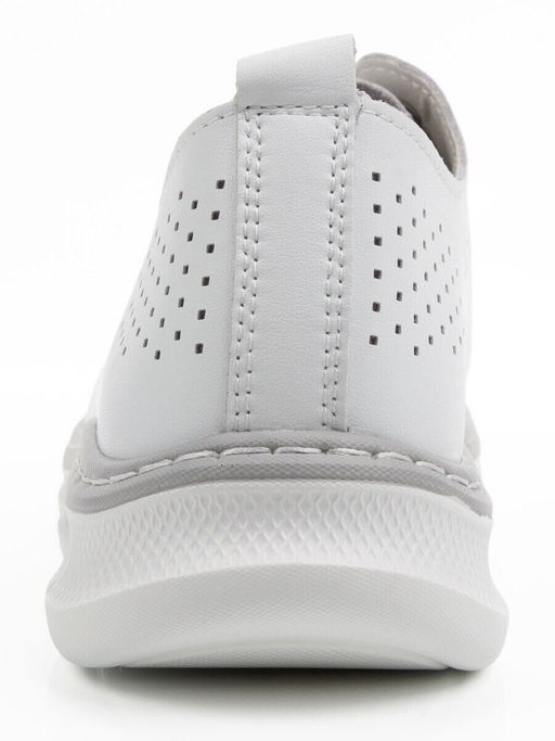 03-YE547-1 WHITE Полуботинки летние спортивные женские (натуральная кожа)