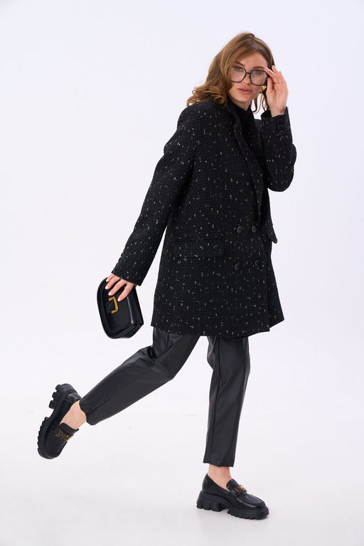 Жакет NIKVA н946-4-Р черный  фото 3