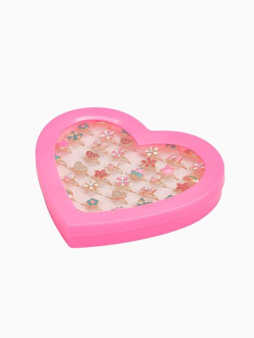 Цена за 36 шт. Кольцо Выбражулька «Лето», безразмерное, фасовка 36 шт., форма МИКС, цвет МИКС