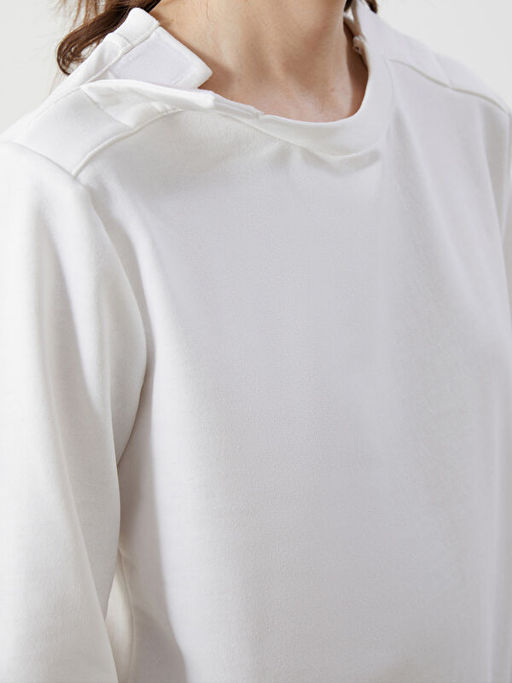 Bisiklet Yaka Kad?n Sweatshirt