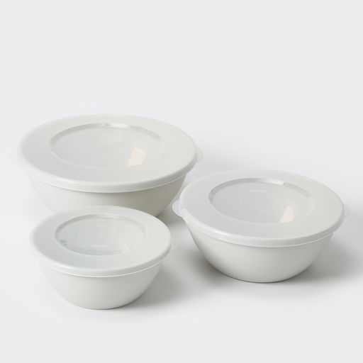 Набор мисок с крышкой HELSINKI, 3 шт.: 1 л, 2 л, 3 л, МИКС - Simaland фото 2