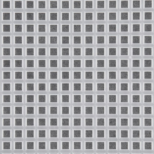 Цена за 2 шт. Канва-основа для вышивания сумки, пластиковая, 33.5×35.5 см, 2×2 мм, цвет белый