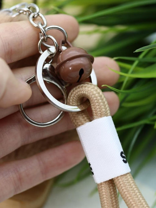 Плюшевое раскладное зеркало брелок "Capybara", коричневое (7*7 см)