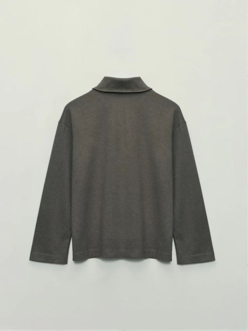 Джемпер на молнии с отложным воротником / Zarina  фото 7