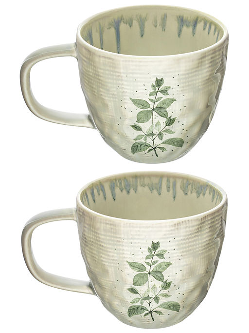 Чайная пара 4 пр. 280 мл 12,5*9*8 см Лимонная мята, фарфор - Elan gallery фото 17