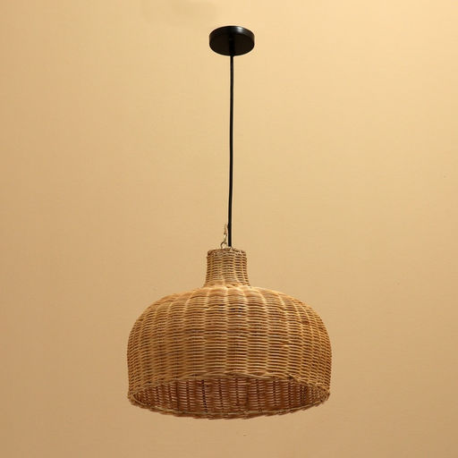 Светильник потолочный из ротанга «Стефан», 1×120 Вт, Е27, 40×40×30 см