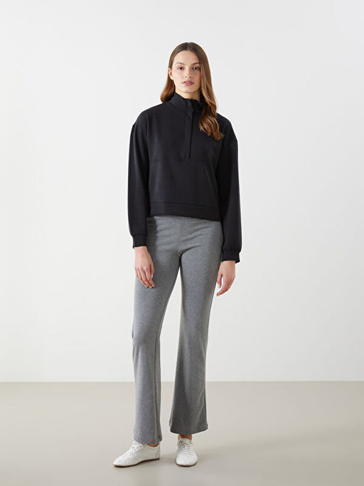 Dik Yaka Kad?n Sweatshirt