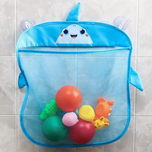 Сетка для хранения игрушек на присосках Акула