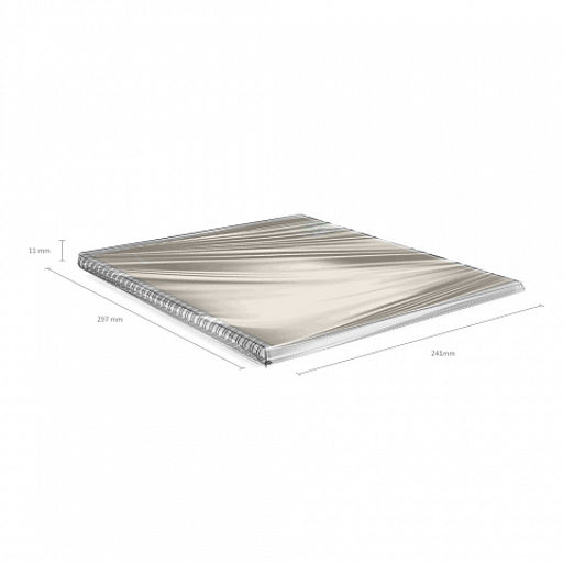 Цена за 1 шт. Тетрадь общая с пластиковой обложкой на спирали ErichKrause Manga бежевый, А4, 80 листов, клетка  фото 5