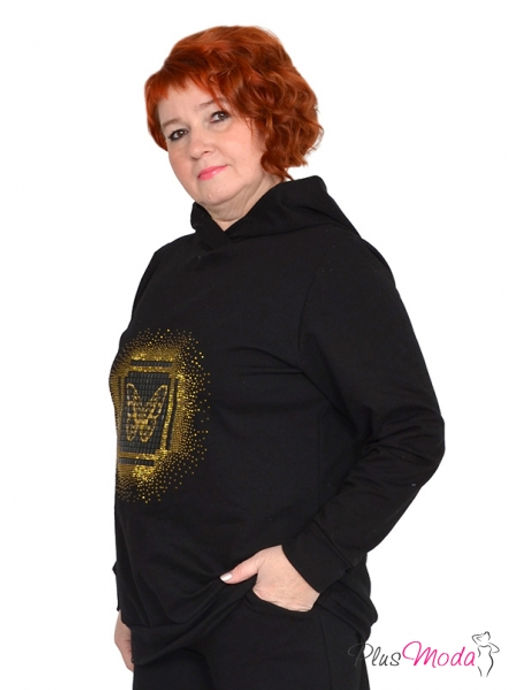 Толстовка Модель №1177 размеры 44-84 - Plusmoda фото 4