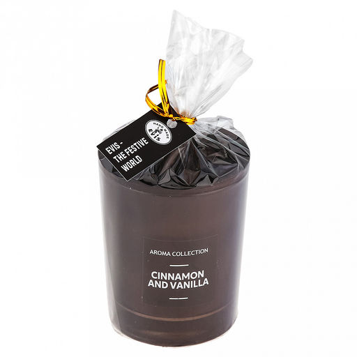 Свеча Incense д7см, h9см, ароматическая Cinnamon and Vanilla, в стеклянном стакане, время горения 32 часа (Россия) - Домашняя мода фото 6