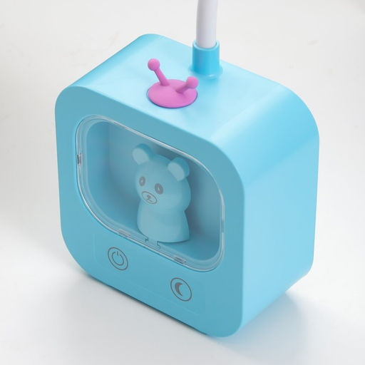 Лампа настольная RISALUX «Мишка», светодиодная, 5 Вт, USB, АКБ, МИКС, 5×10×43 см