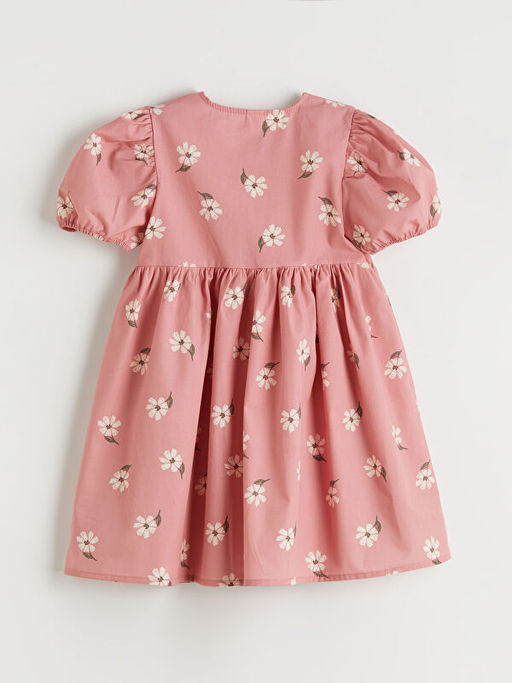 ?i?ekli K?z ?ocuk F?rf?rl? Elbise