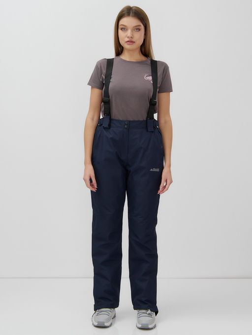 Горнолыжный костюм женский зимний голубого цвета 02819Gl