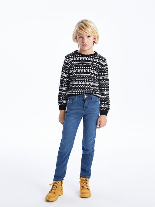 Slim Fit Erkek ?ocuk Jean Pantolon - Waikiki фото 3