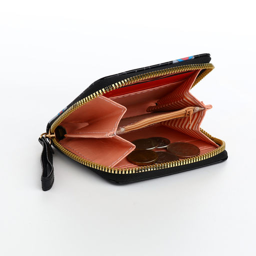 Кошелёк детский на молнии, чёрный