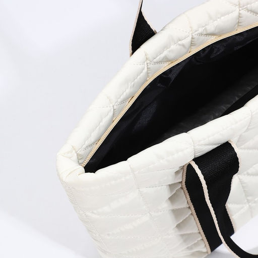 Сумка-шопер на молнии, цвет белый - Simaland фото 6