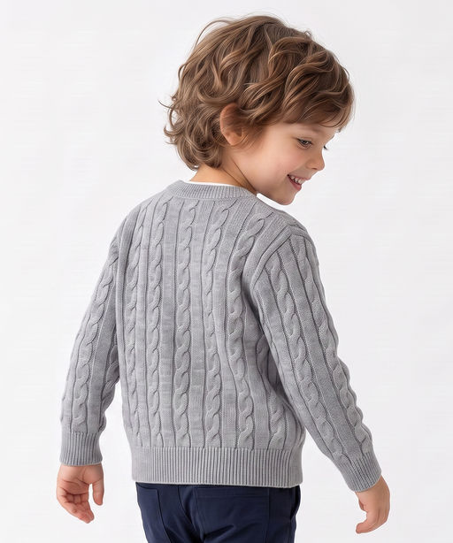 Кардиган для мальчика 33-26355 серый - Mini maxi фото 4