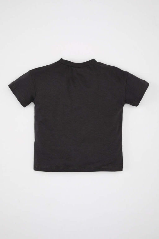 Футболка с круглым вырезом и короткими рукавами для маленьких мальчиков Disney Король Лев - Defacto фото 4