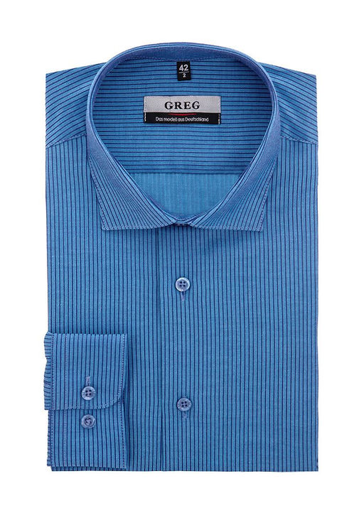 Сорочка мужская длинный рукав GREG 221/139/5589/Z  фото 2