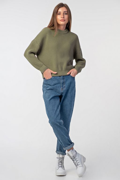 Джемпер вязаный оверсайз - Fly фото 18