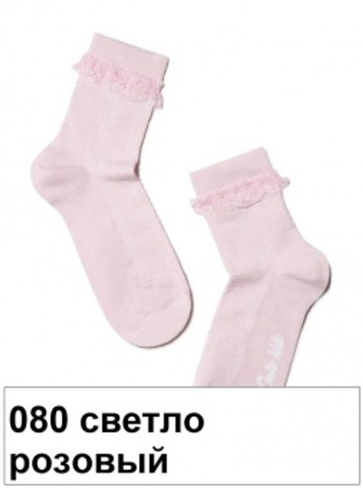 Носки дет.TIP-TOP 7С-27СП(круж.лента),р.16(54/6) - 080 светло-розовый - Conte elegant фото 3
