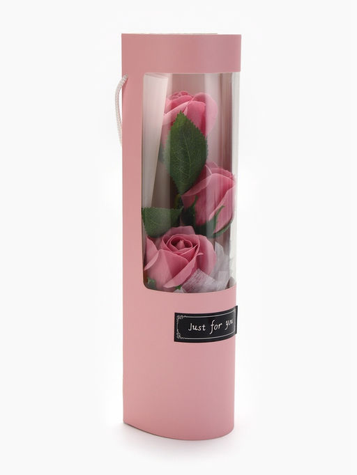 Букет из трех мыльных дымных роз в колбе. - SB BEAUTY фото 5