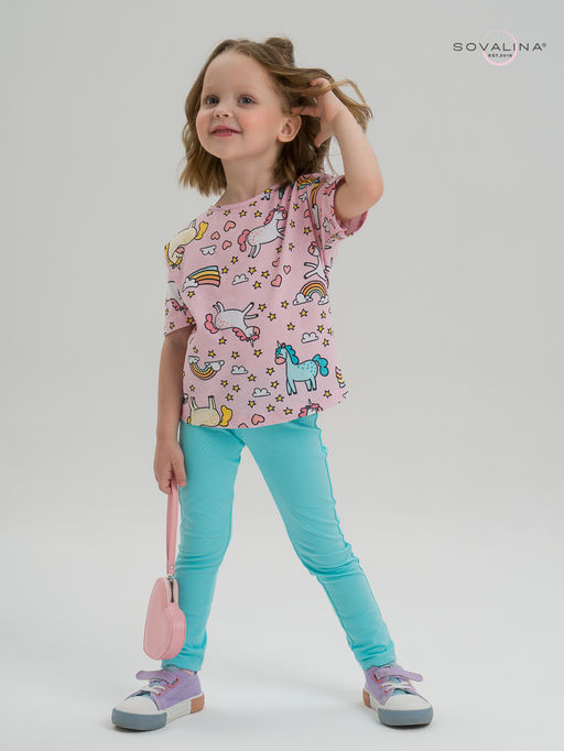 Костюм Мун единорожки на розовом-мятный - Sovalina фото 5