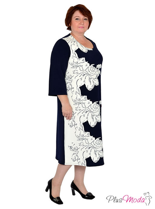Платье Модель №500 размеры 44-82 - Plusmoda фото 3