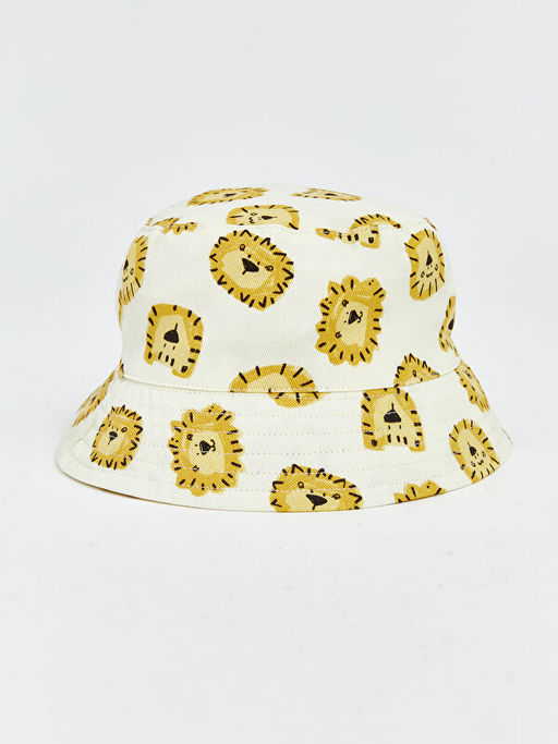 Bask?l? Erkek Bebek Bucket ?apka