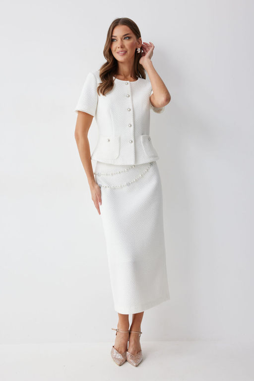 Костюм LYUSHe 4241 молоко  фото 6