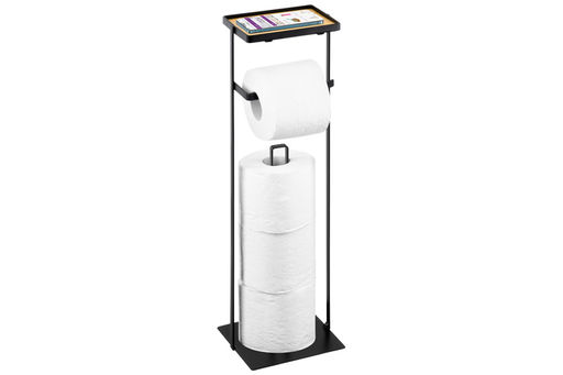 Подставка для туалетной бумаги 16*15*52 см Черная - Elan gallery фото 3