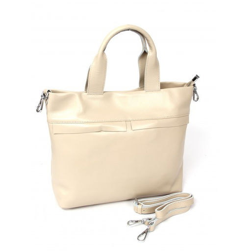 Сумка женская натуральная кожа RM-SH-8203, 1отд+карм/перег, плечевой ремень, бежевый SALE 261760 - Adelia фото 6